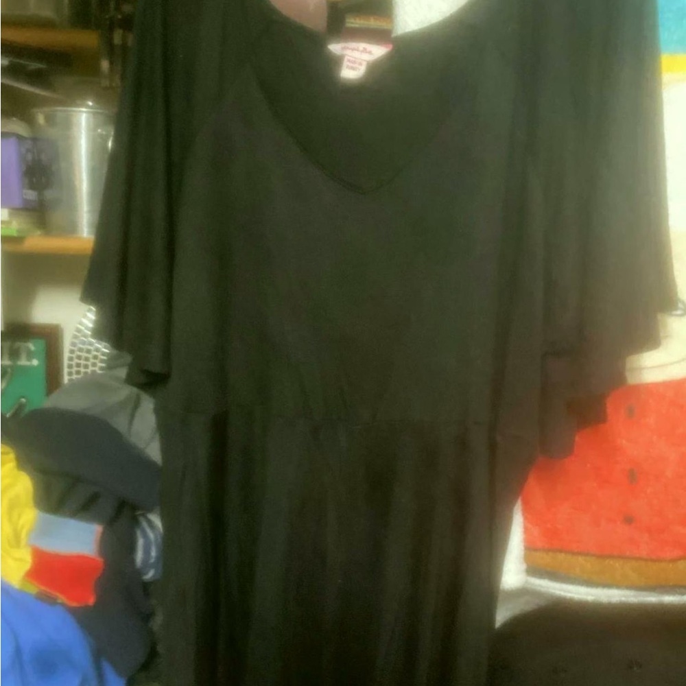 Elegant Black Long Sleeve Dress